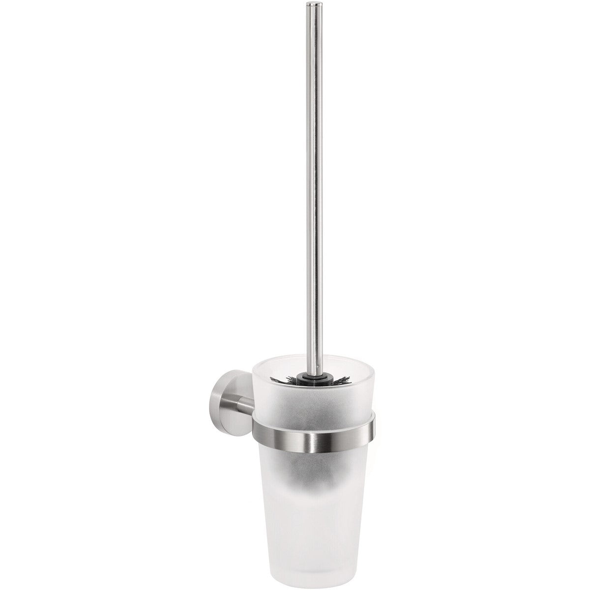 tesa® Nooblesse Toilettenbürste, Edelstahloptik, inkl. Klebelösung