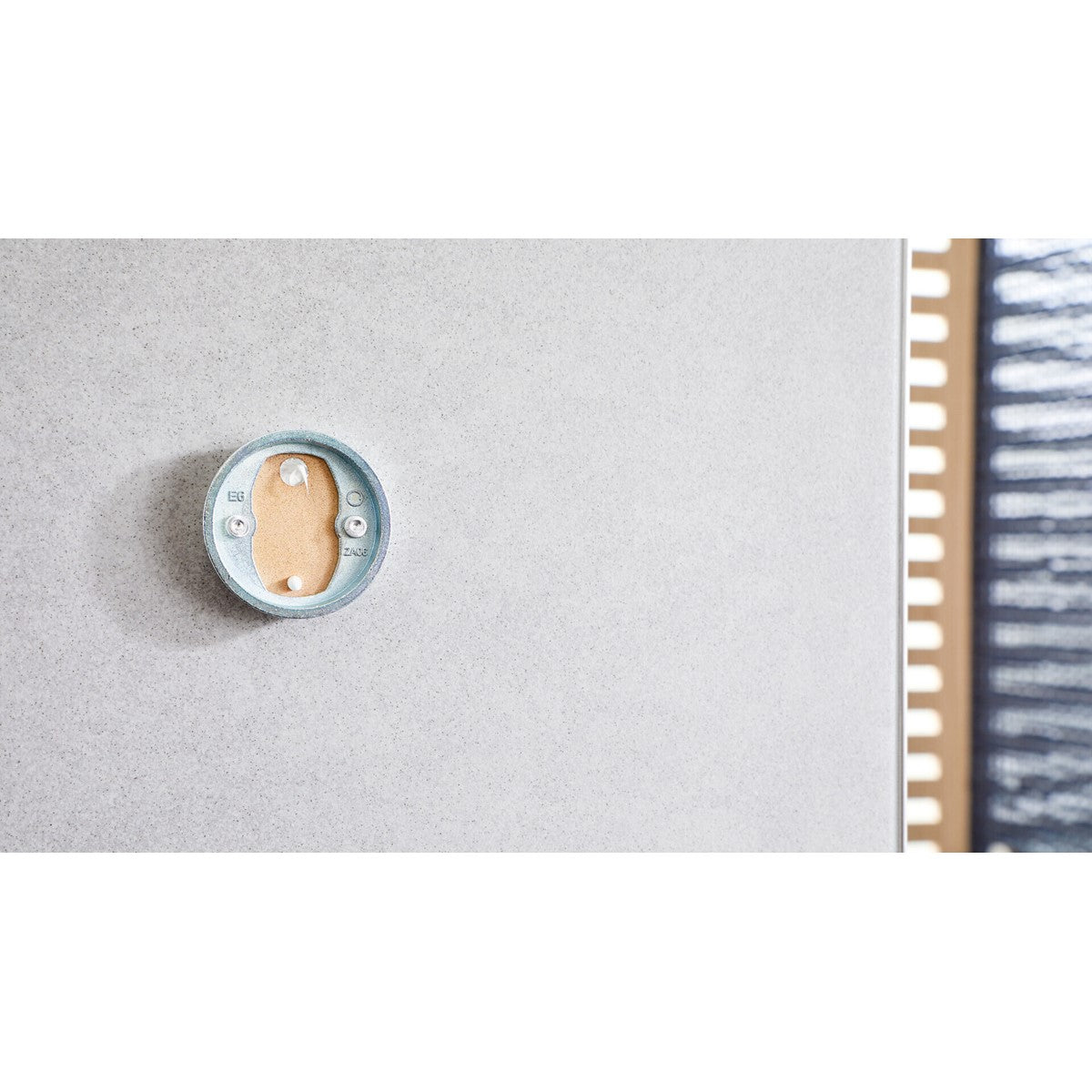 tesa® Nooblesse Handtuchring, Edelstahloptik, inkl. Klebelösung