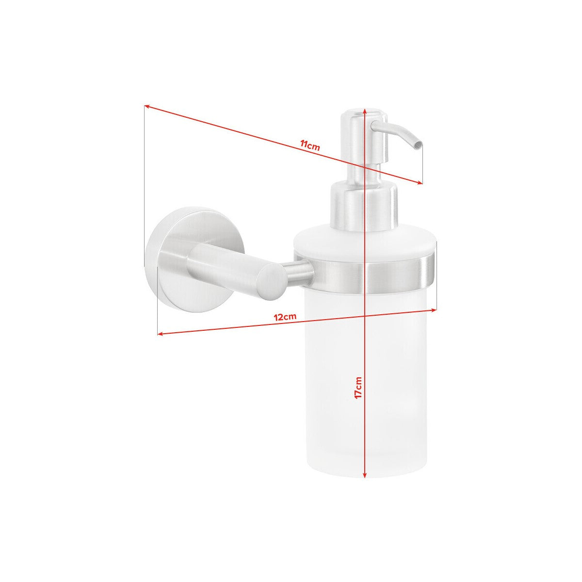 tesa® Nooblesse Seifenspender, inkl. Klebelösung
