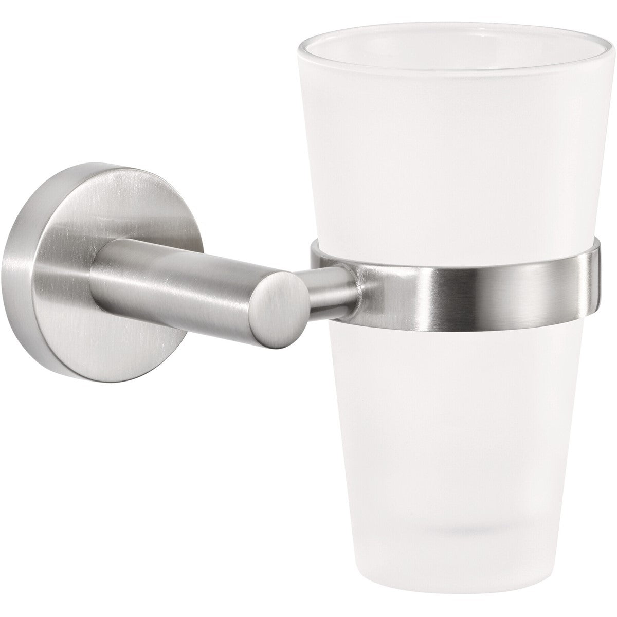 tesa® Nooblesse Zahnbürstenhalter, schickes Design, inkl. Klebelösung