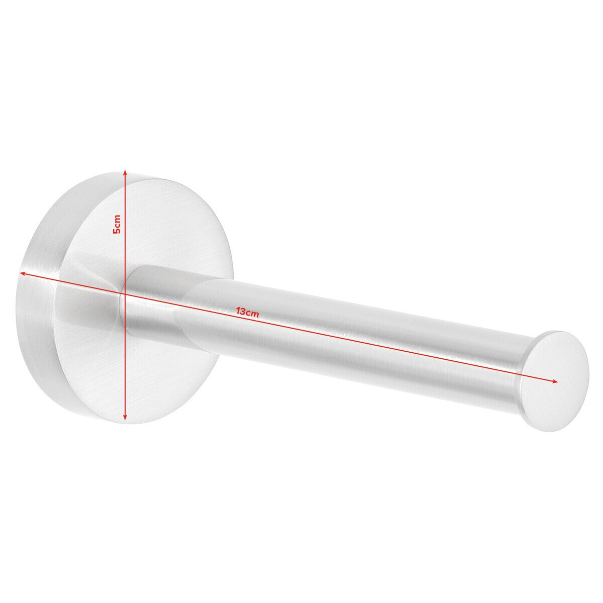tesa® Nooblesse Ersatzrollenhalter, Edelstahloptik, inkl. Klebelösung