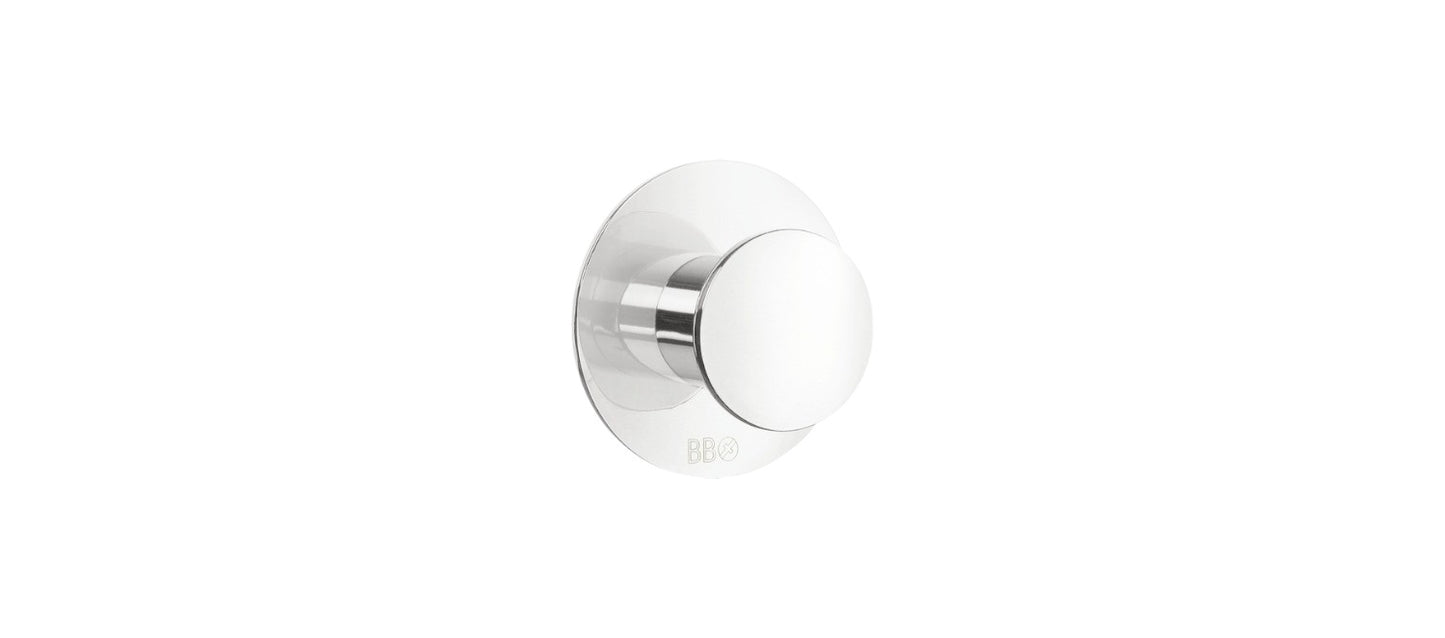 BESLAGSBODEN Handtuchhaken Ø 48 mm edelstahl rund chrom Art. BK1111