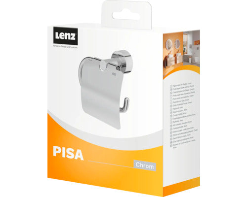 Lenz Pisa Toilettenpapierhalter mit Deckel chrom Art. 5113702