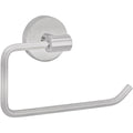 tesa® Nooblesse Toilettenpapierhalter ohne Deckel, Edelstahloptik, inkl. Klebelösung