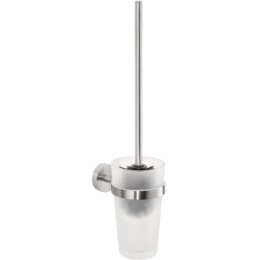 tesa® Nooblesse Toilettenbürste, Edelstahloptik, inkl. Klebelösung