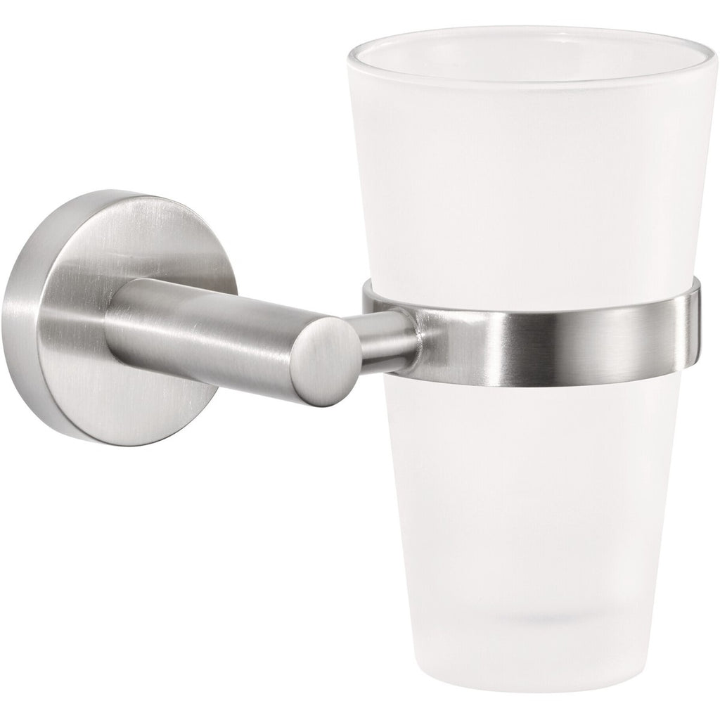 tesa® Nooblesse Zahnbürstenhalter, schickes Design, inkl. Klebelösung