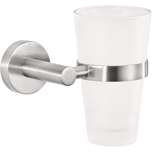tesa® Nooblesse Zahnbürstenhalter, schickes Design, inkl. Klebelösung