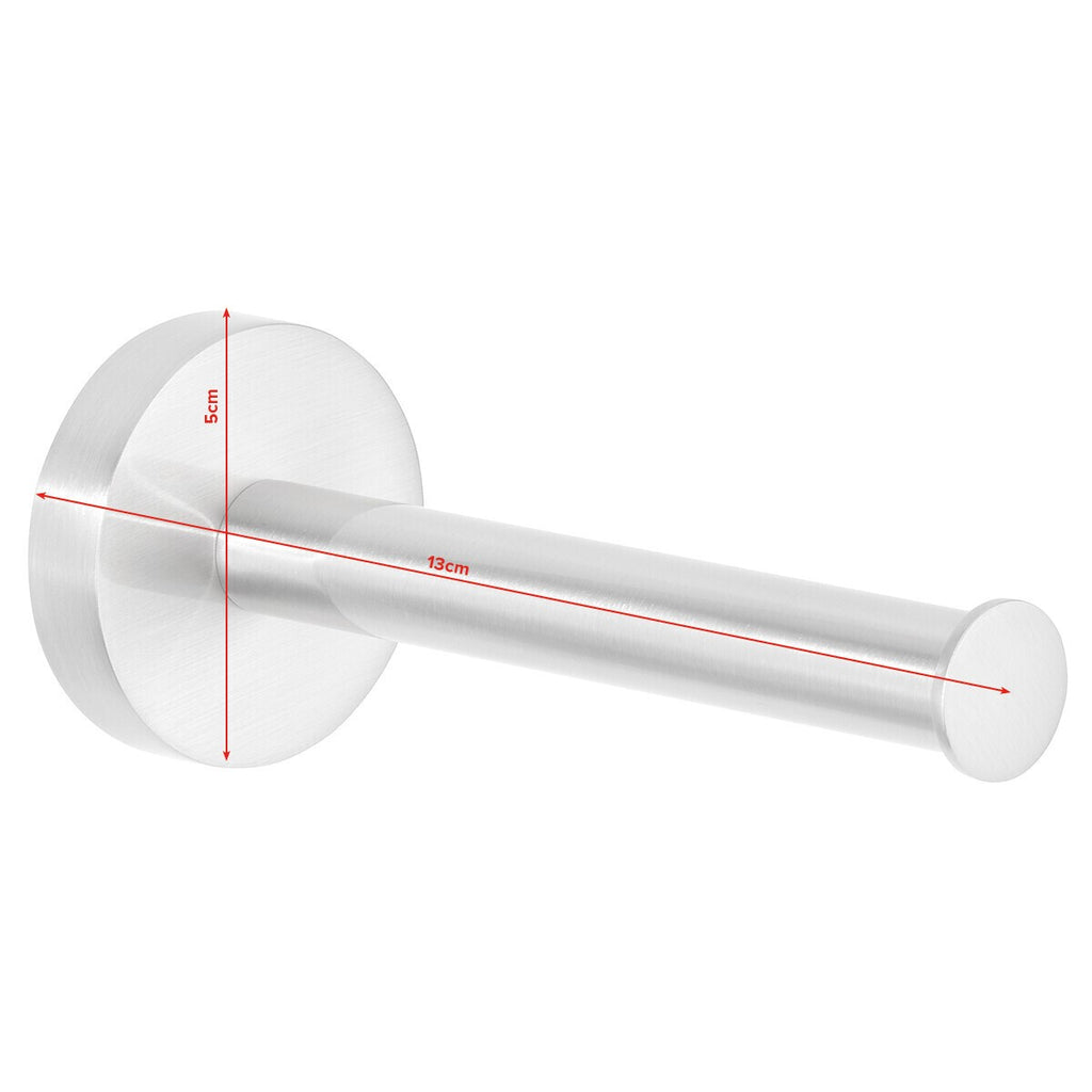 tesa® Nooblesse Ersatzrollenhalter, Edelstahloptik, inkl. Klebelösung