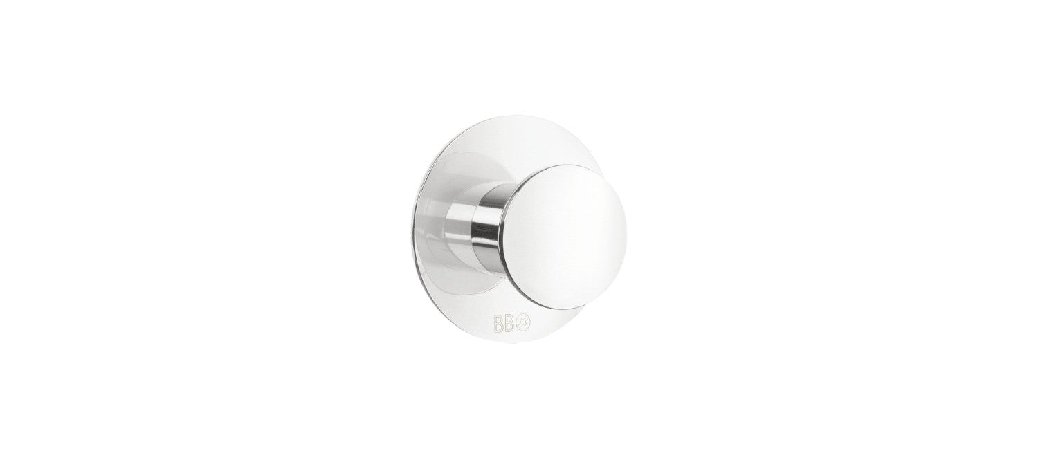 BESLAGSBODEN Handtuchhaken Ø 48 mm edelstahl rund chrom Art. BK1111