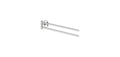 Lenz Flame Handtuchhalter schwenkbar chrom Art. 4905302