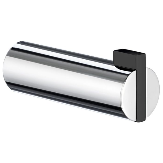 Smedbo Life Handtuchhaken 2 Stück verchromt/schwarz GB111