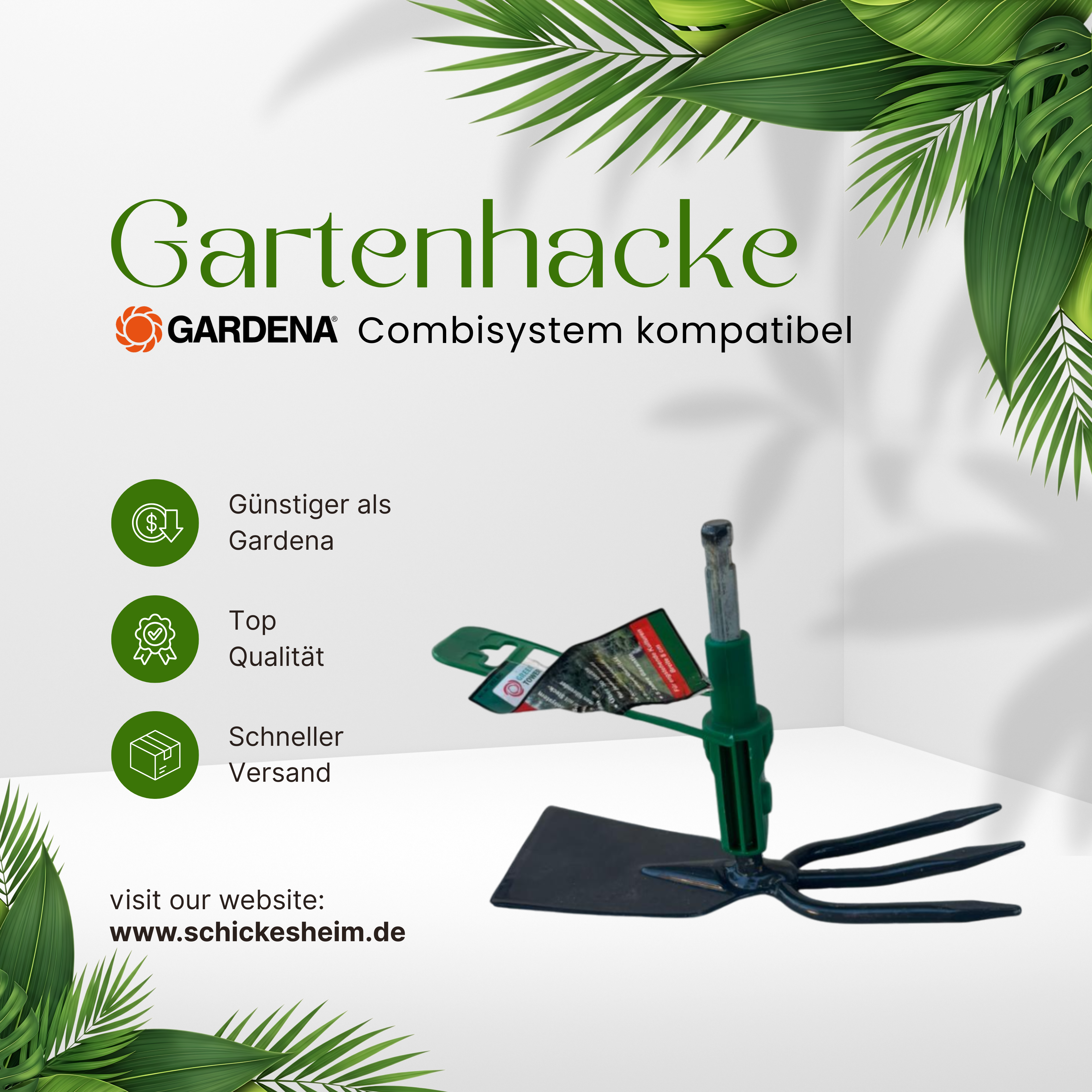 Gartenhacke im Einsatz – günstige Alternative zu Gardena
