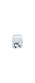 WENKO Universal-Haken Kunststoff, chrom, 2er-Set Handtuchhaken Art. 3656530100
