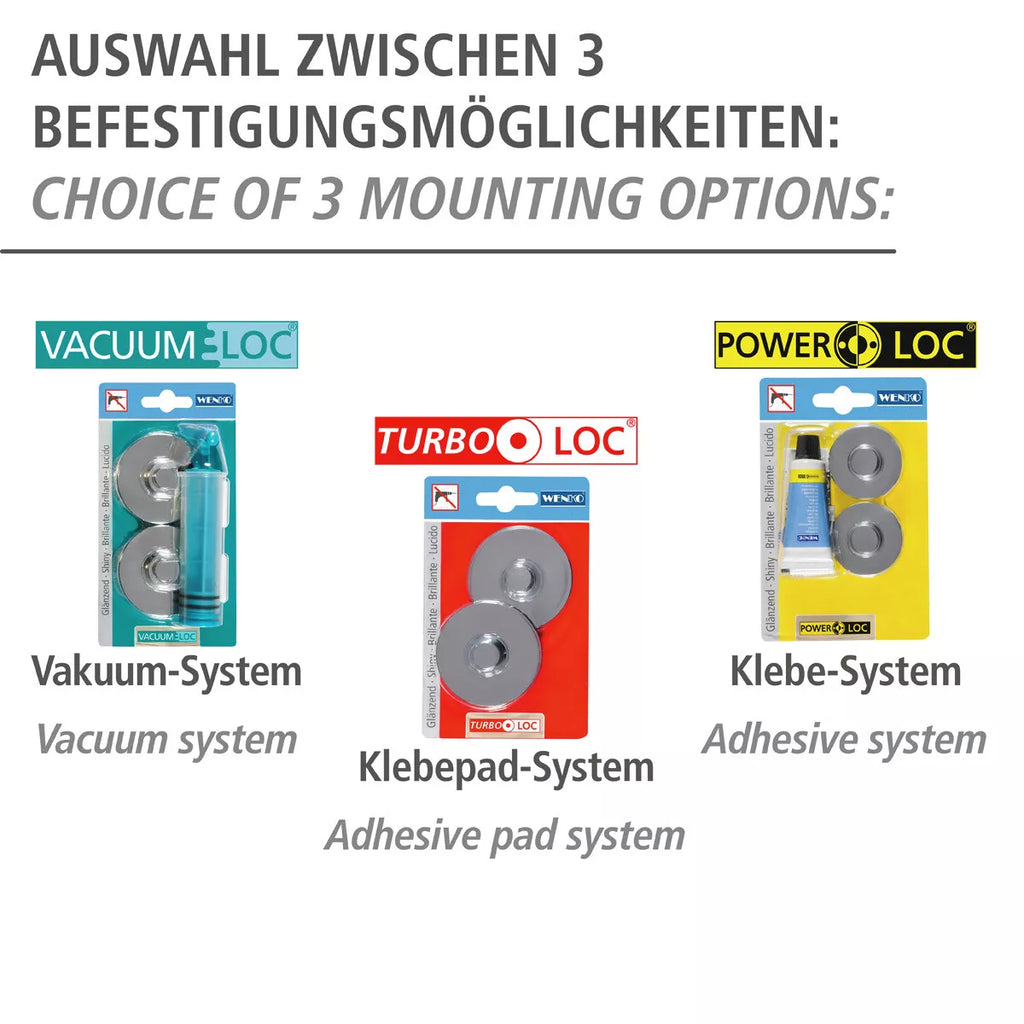 WENKO Classic WC Garnitur Klo Bürsten Halter Art. 22799100