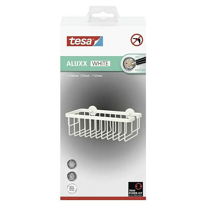 tesa-aluxx-duschkorb-weiss-25cm-breit