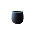 Einzelstück Betontopf Schwarz 10 x 10 cm