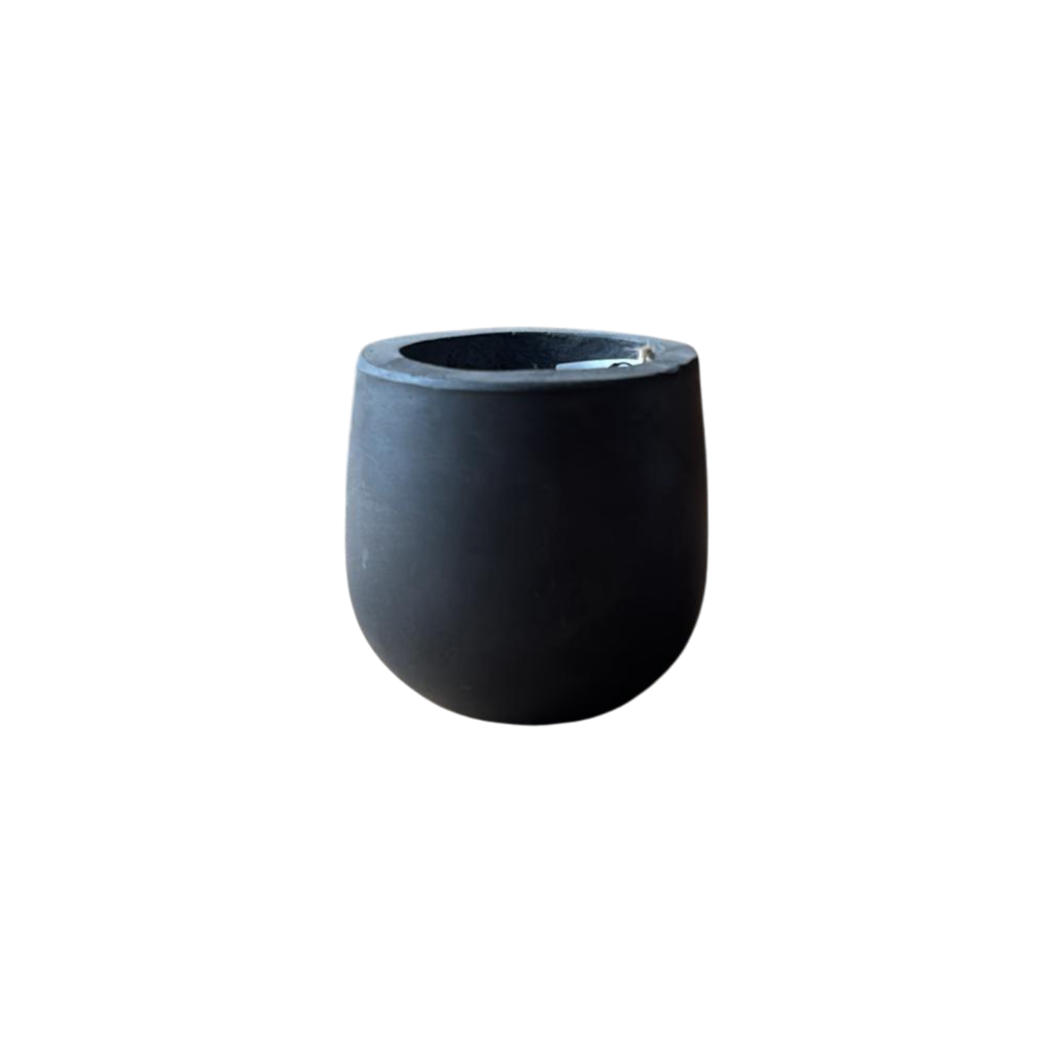 Einzelstück Betontopf Schwarz 10 x 10 cm