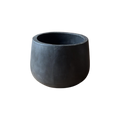 Einzelstück Betontopf Schwarz 18 x 21 cm