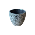Indoor-Topf Blatt Silber 12,50 x 14 cm