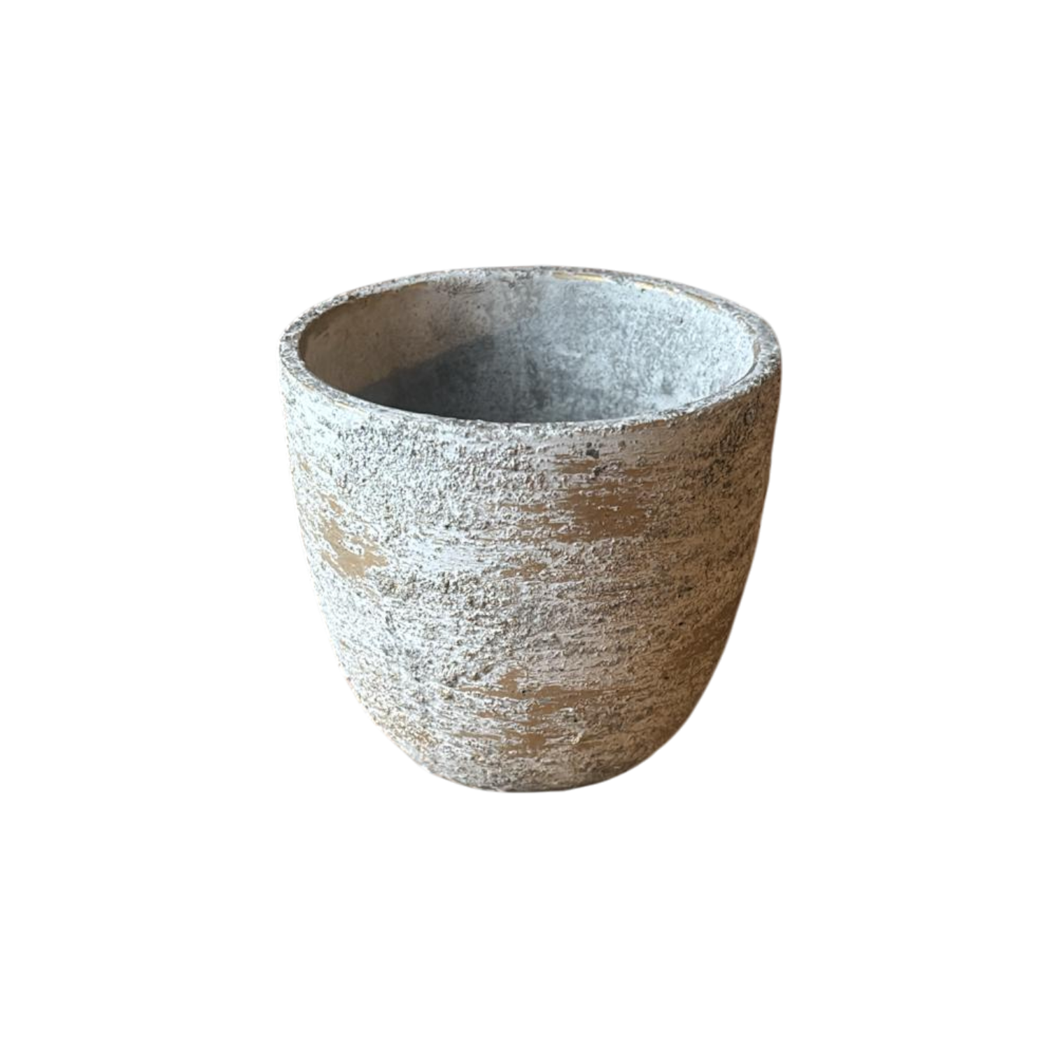 Einzelstück Gold/Weiß Streifen 14 x 14 cm