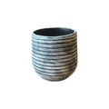 Einzelstück Ringe schwarz weiß 15 x 15 cm